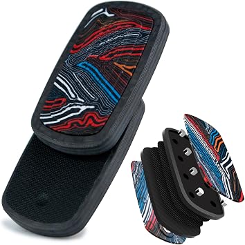 DjuiinoStar Silent Fidget Slider Carbon Fiber + Glass Fiber, CNC Machined Free-Floating Push Slider, Addictive Magnetic Toy, Help to Relieve Stress, Best Gift for Fidget Fans DFS-47