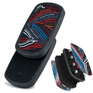 DjuiinoStar Silent Fidget Slider (Carbon Fiber + Glass Fiber), CNC Machined Free-Floating Push Slider, Addictive Magnetic Toy, Help to Relieve Stress, Best Gift for Fidget Fans DFS-47