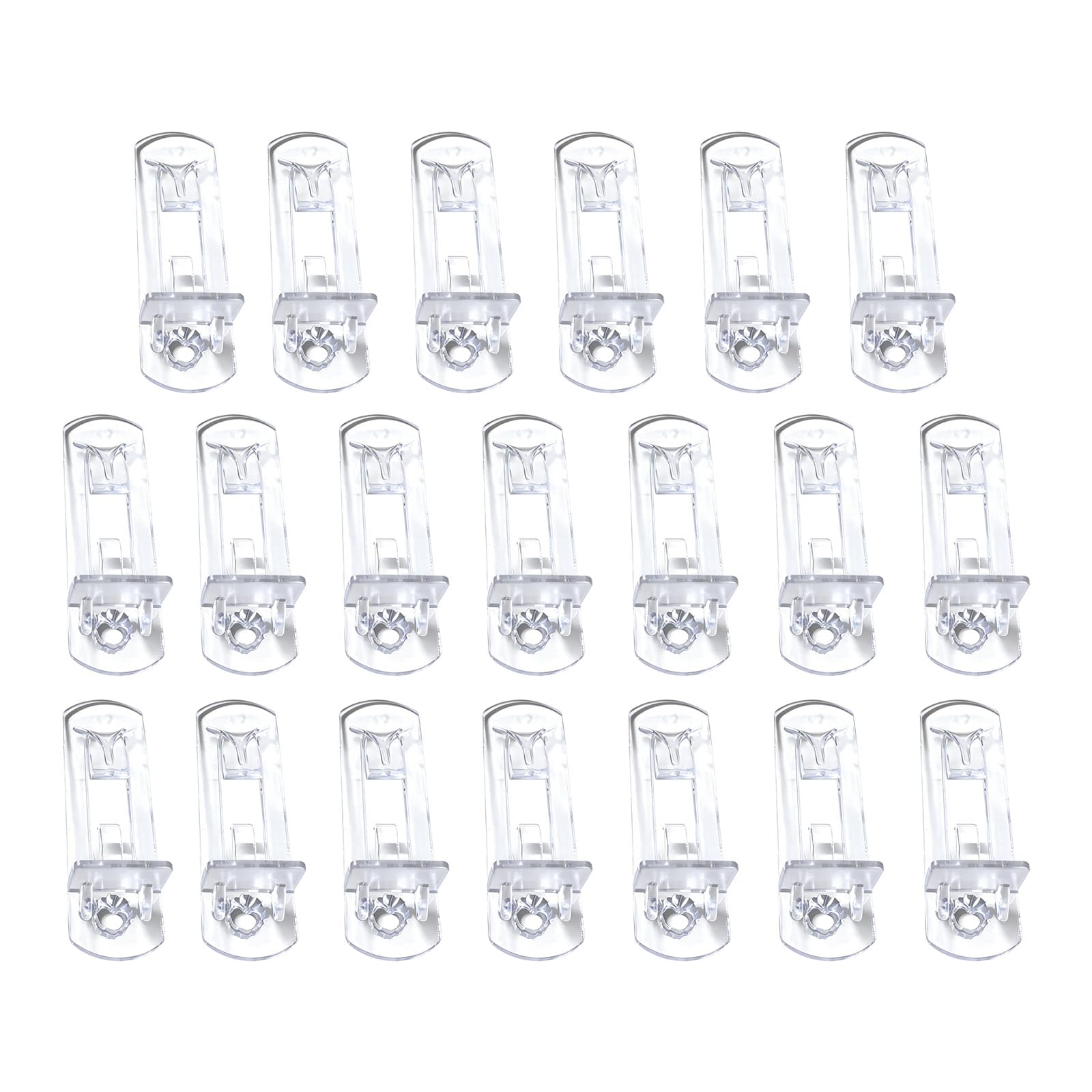 10Pcs Locking Shelf Heavy Duty Transparents Pegs for Cabinet Wardrobe Bookcase Easy Installation Antislip Shelf Holders