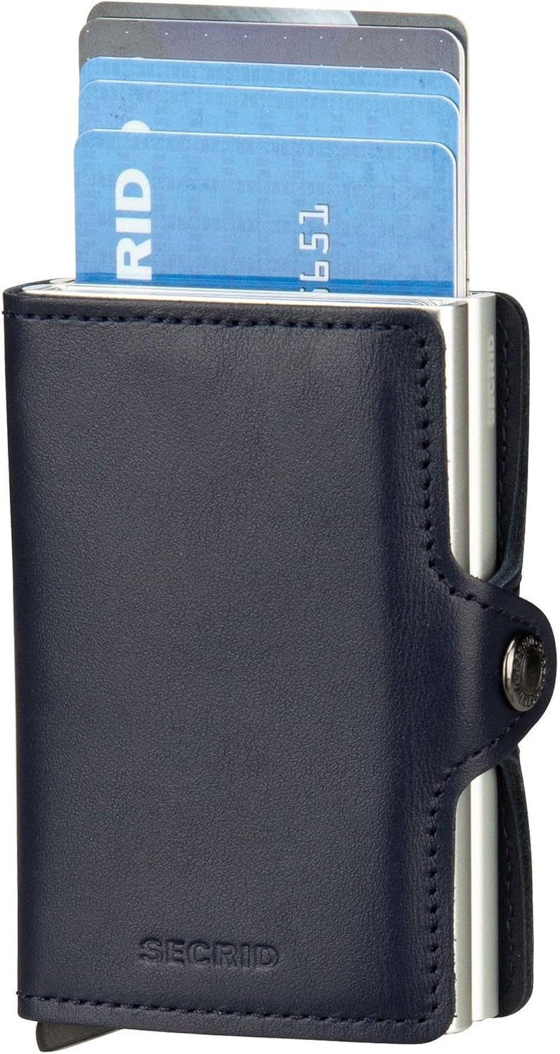 SECRID-Secrid Twin Black Leather Wallet