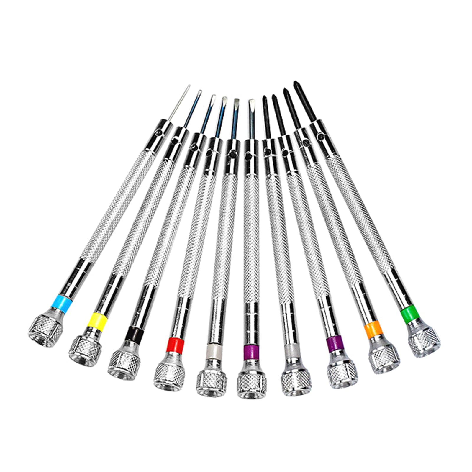 10Pcs Professional Watchmaker Screwdriver Set Watch Screwdriver for Watch Repair Eyeglasses Repair Jewelry Jewelry Maintenance Kits