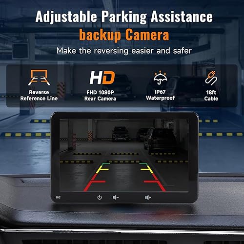 Miniatura 6 de Estéreo portátil del coche,7 pulgadas HD pantalla táctil reproductor multimedia del coche,Soporte Espejo Link Dash Mount Car Screen, Soporte