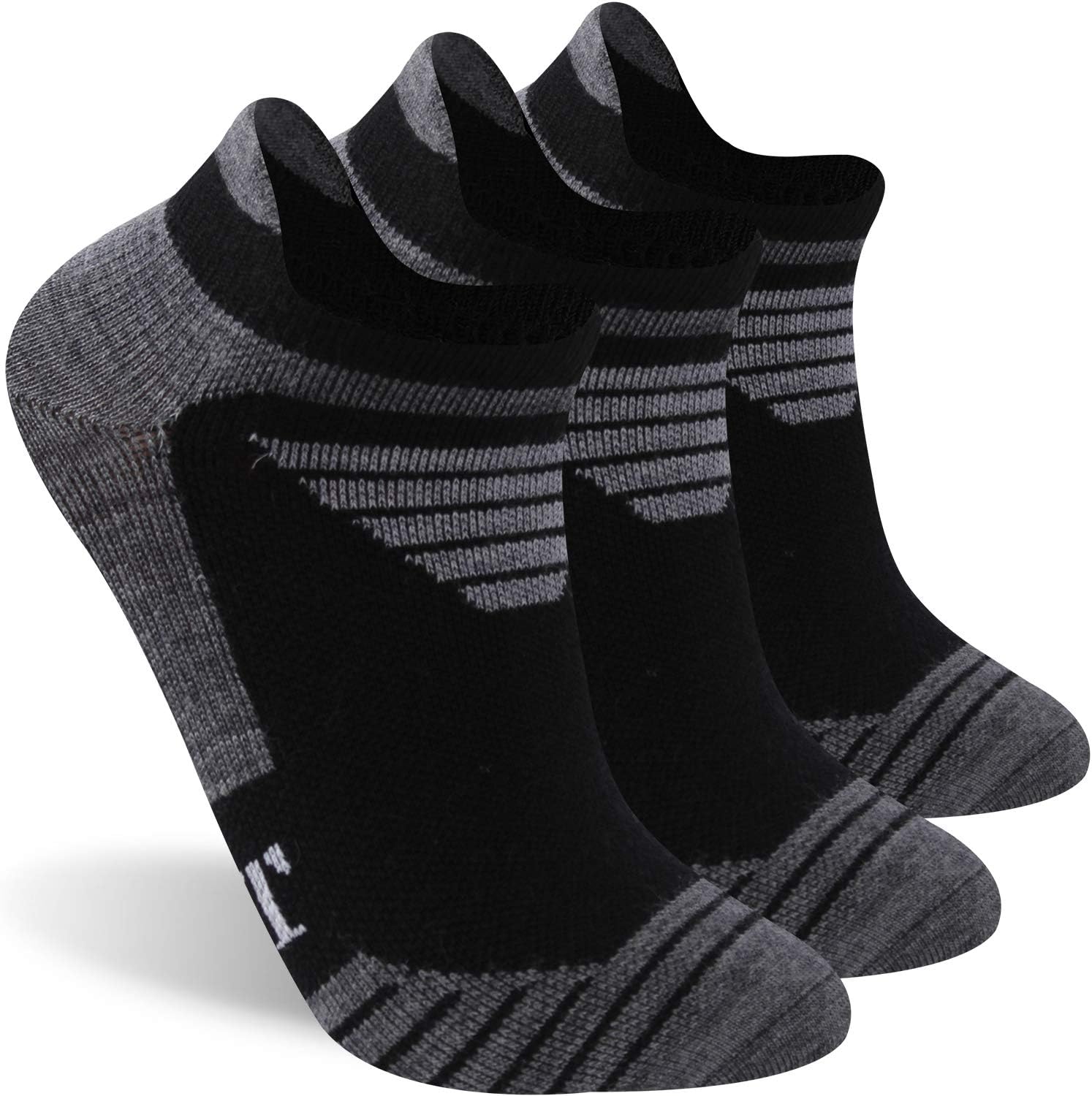 90% Merino Wool Low Cut Athletic Ultra-Light Running Ankle Socks, Tennis Golf Socks for Women & Men