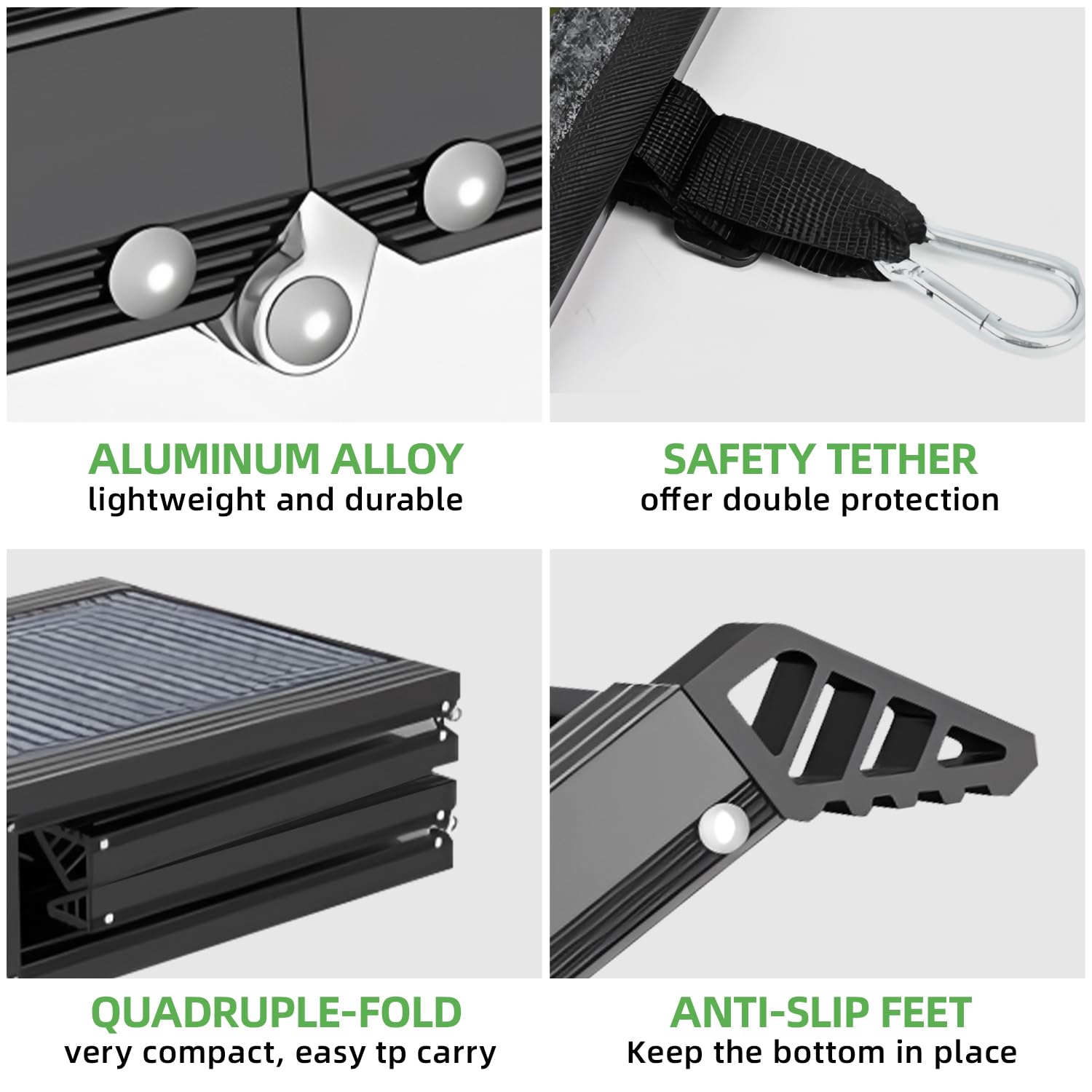 Rampe pour chien pliable extra longue 180 cm avec surface de tapis antidérapante pour petits, moyens et grands chiens - Rampe portable pour voiture, SUV, camion, canapé et lit