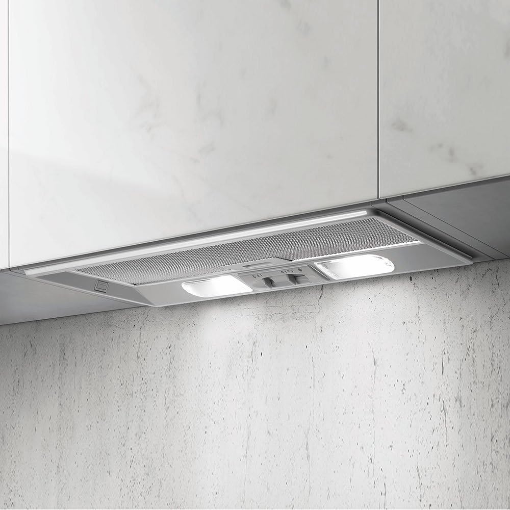 Elica Elibloc Twin Motor Canopy Cooker Hood/Extractor Fan 52cm [Energy Class D]