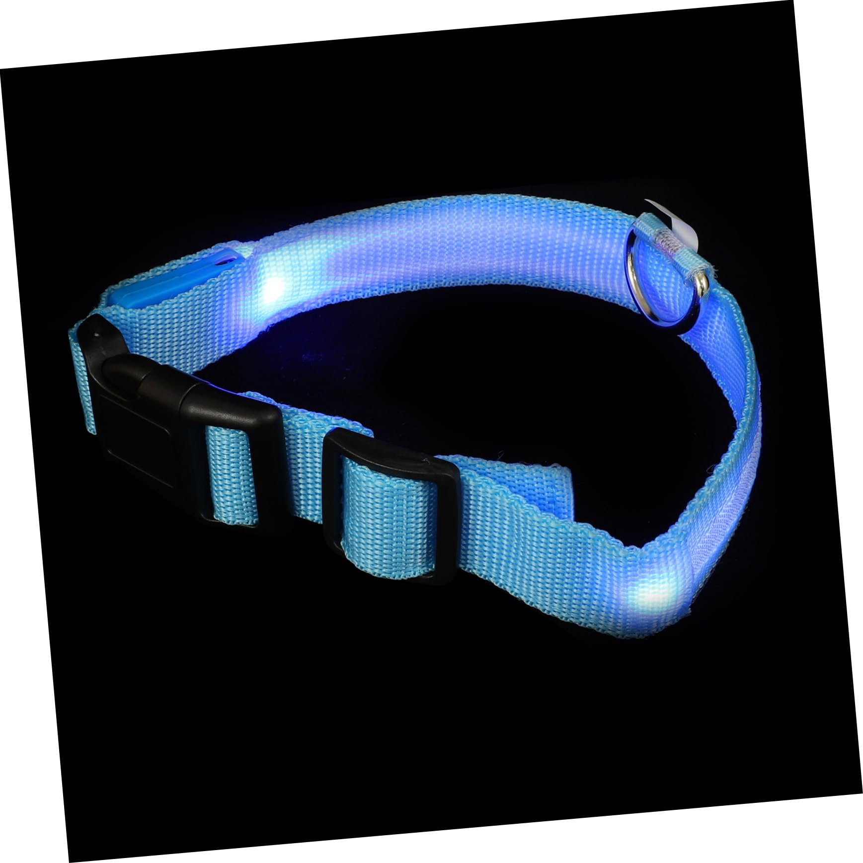 BESPORTBLE 4sets Collare Per Cani Illuminato Decorazione Neck Pet Fluorescente Ricaricabile Comfort Per Cuccioli e Cani Di Taglia Media