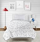 Hello Kitty White Kitties Plush Blanket - Measures 60 x 90 Inches, Kids Bedding - Super Soft Fleece Bedding