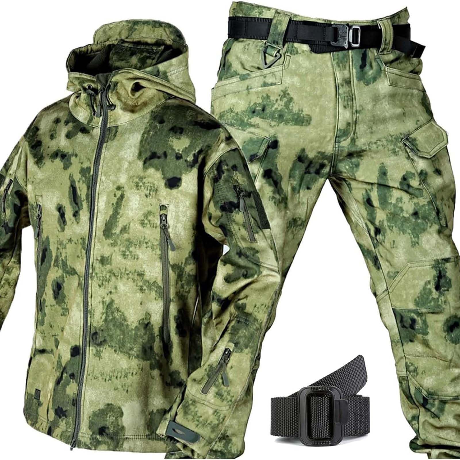 Generisch Militärische Taktische Herren Kampfuniform Kleidung Taktisch Jacke Uniform Herren Paintball Ausrüstung Militär Tarnanzug Combat Shirt Hosen für Kriegsspiel Jagd Schießen