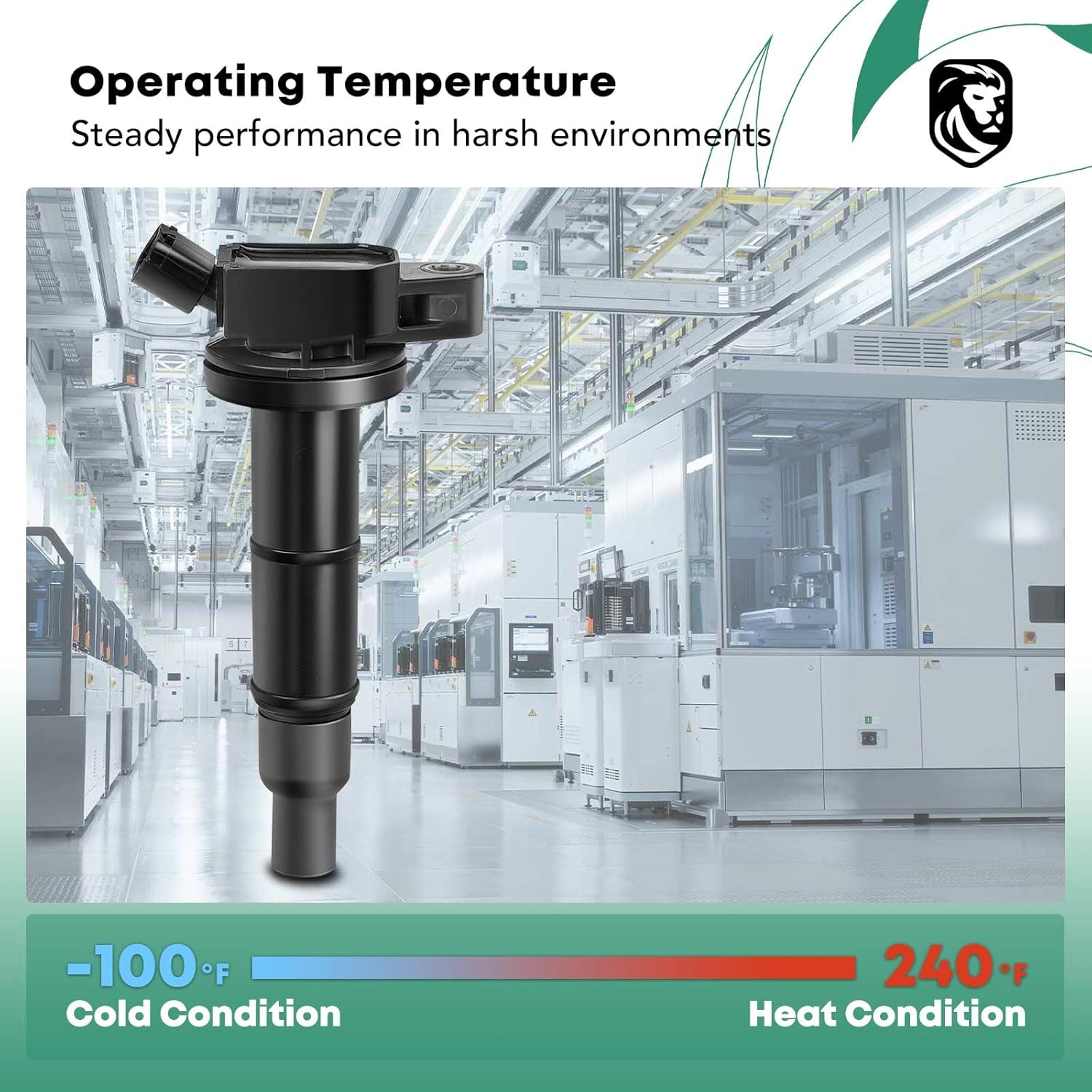 YHTAUTO Set of 4 Ignition Coil Pack Replacement for Toyota Lexus Scion Pontiac Models, Camry Corolla RAV4 Highlander Matrix Solara, HS250h Vibe tC xB 2.0L 2.4L l4, Replace C1330, 5C1299