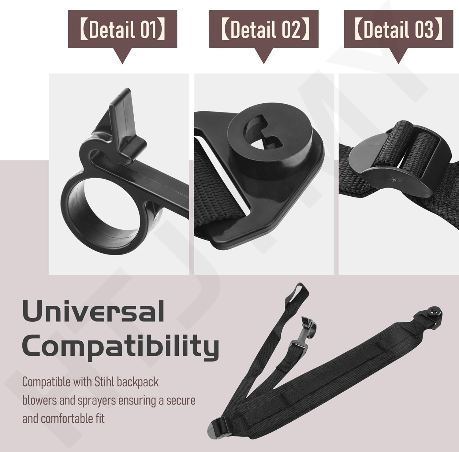 42037109000 Shoulder Strap Harness Replace 4203-710-9000 Compatible with St-ihl BR340 BR380 BR420 SR420