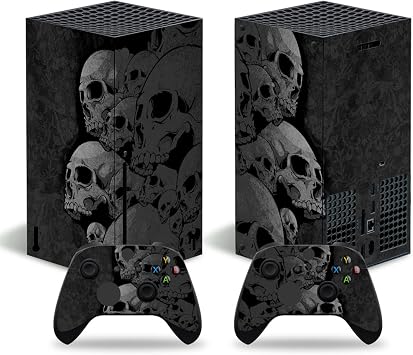 Skin for Console Vinyl Decal Compatible with Xbox Series X Dark Grey