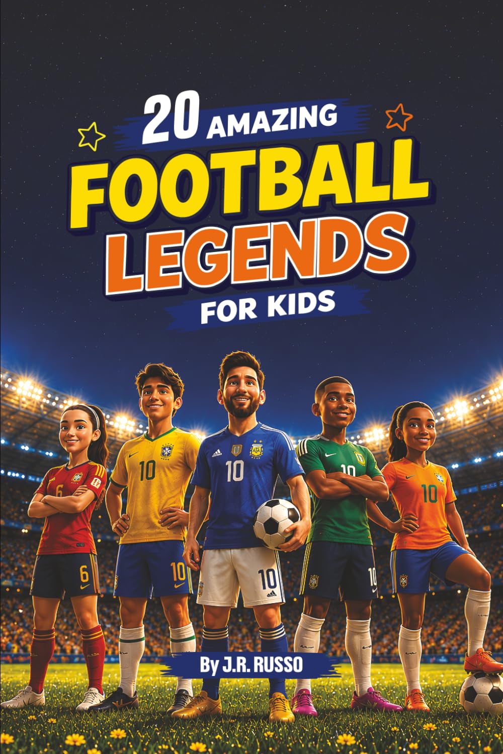 20 Amazing Football Legends for Kids: Discover the Greatest Players, Unforgettable Moments, and Life Lessons for Young Readers Ages 8-12