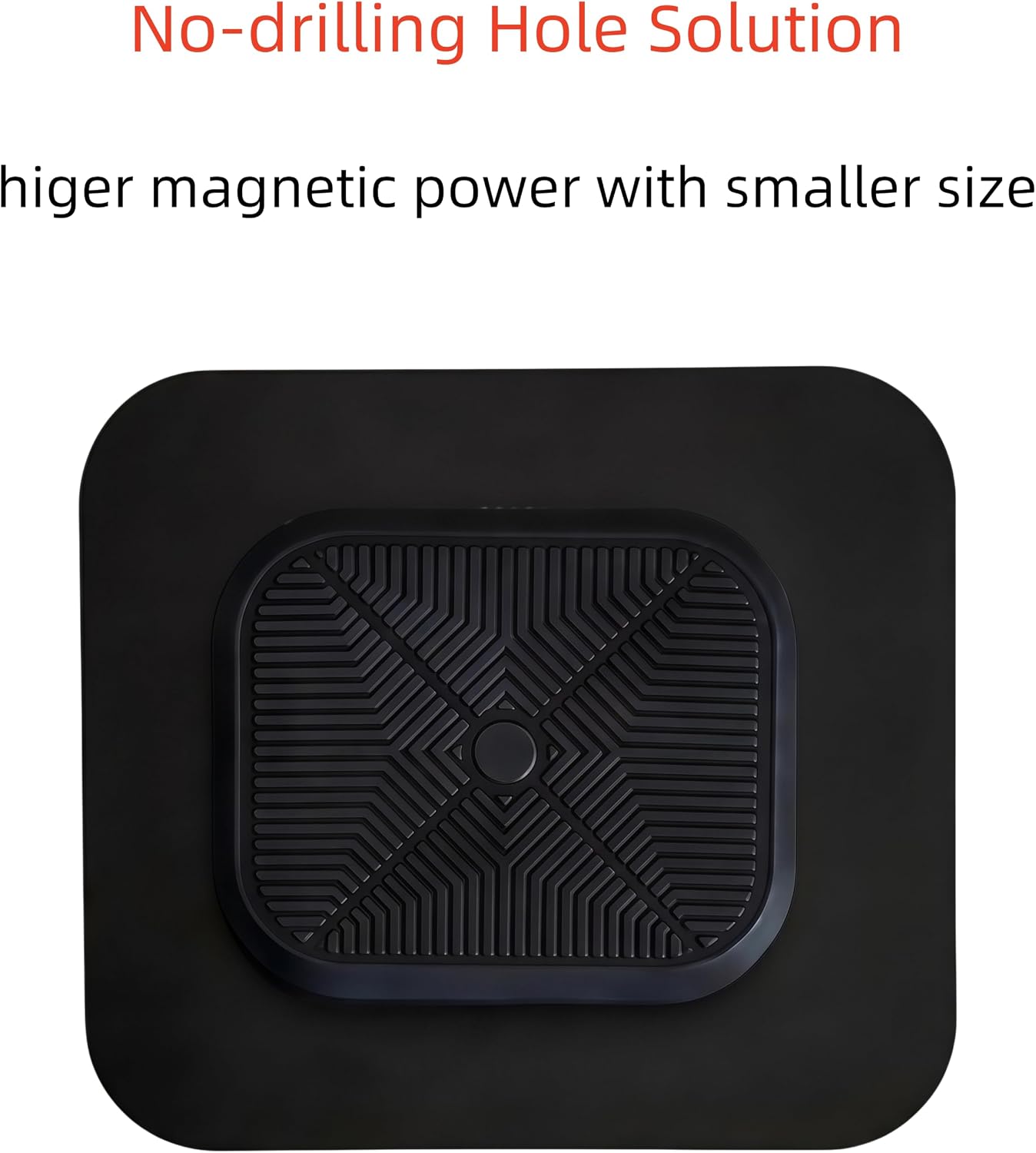 No-Drilling Hole Gun Magnet 36lbs, Large 3M Adhesive, Anti-Scratch | Magnetic Gun Mount for Pistol Rifle Handgun Knife | Gun Holder in Home Vehicle Workshop