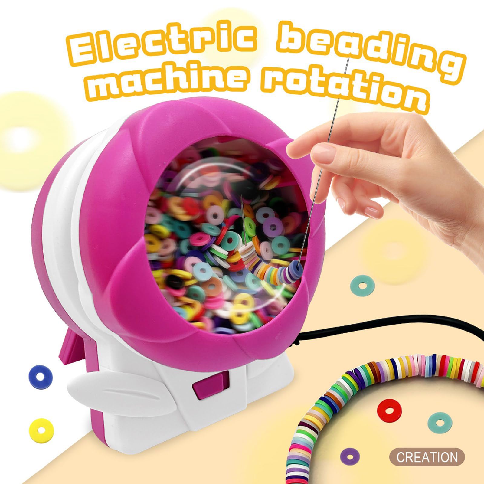 Macchina portatile per la creazione di gioielli, senza fili, USB, per la creazione di perline