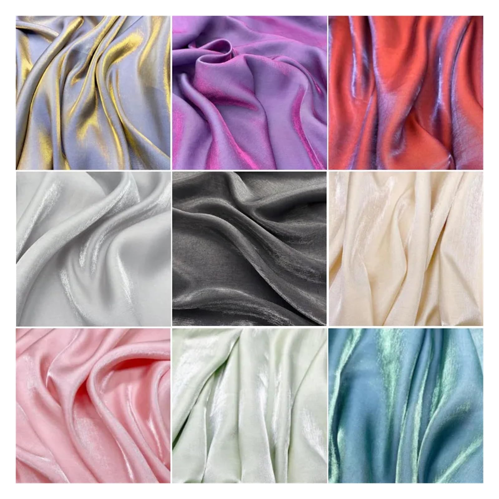 tela, Tela de rayón, nailon y poliéster moda, 150 cm ancho, varios tamaños, multicolor(31,150cm x 1M)