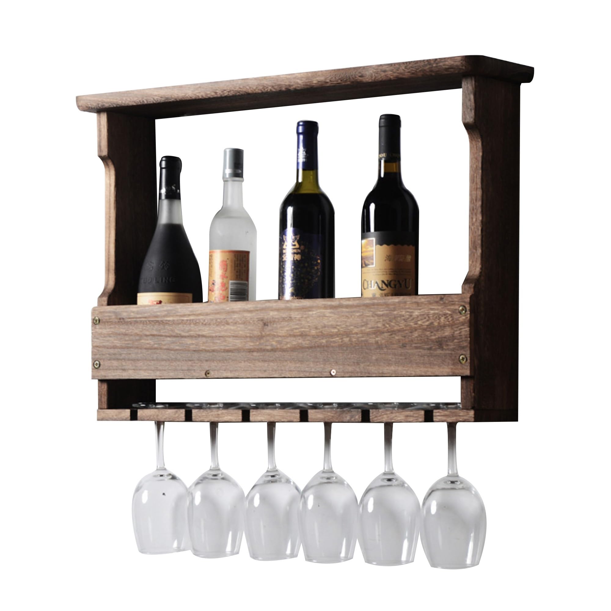 Étagère murale flottante pour ranger vos bouteilles sans encombrer la table