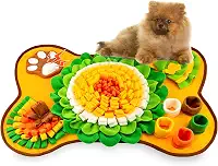Tapete de Farejar para Cães, Tapete de Farejar para Animais de Estimação para Cães Pequenos E Médios, Tapete de Farejar Interativo para Alimentação de Filhotes, Tapete de Farejar para Cães Co