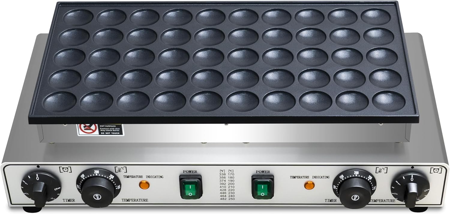 Professional 50-Piece Mini Hotcakes Maker