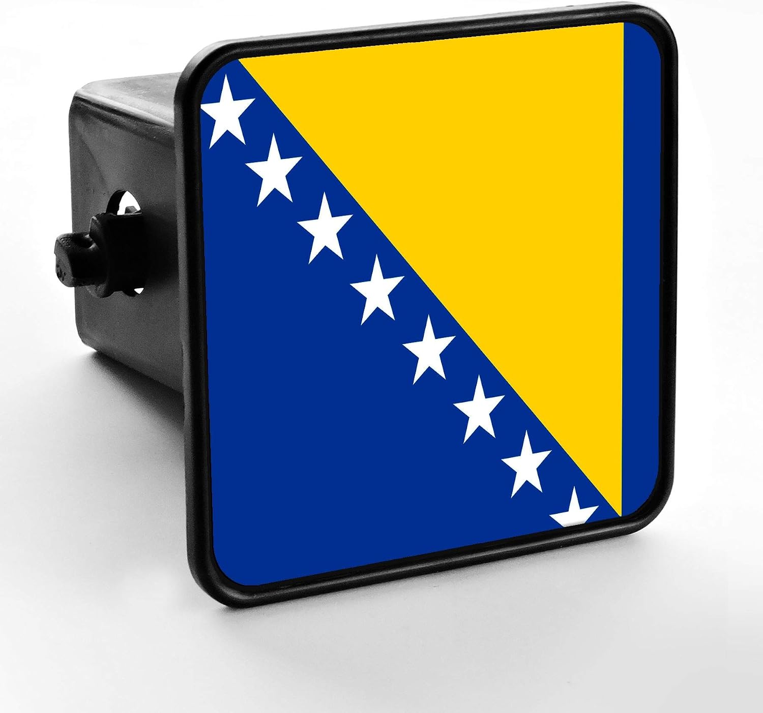 Trailer Hitch Cover - Flag of Bosnia Herzegovina Bosnian