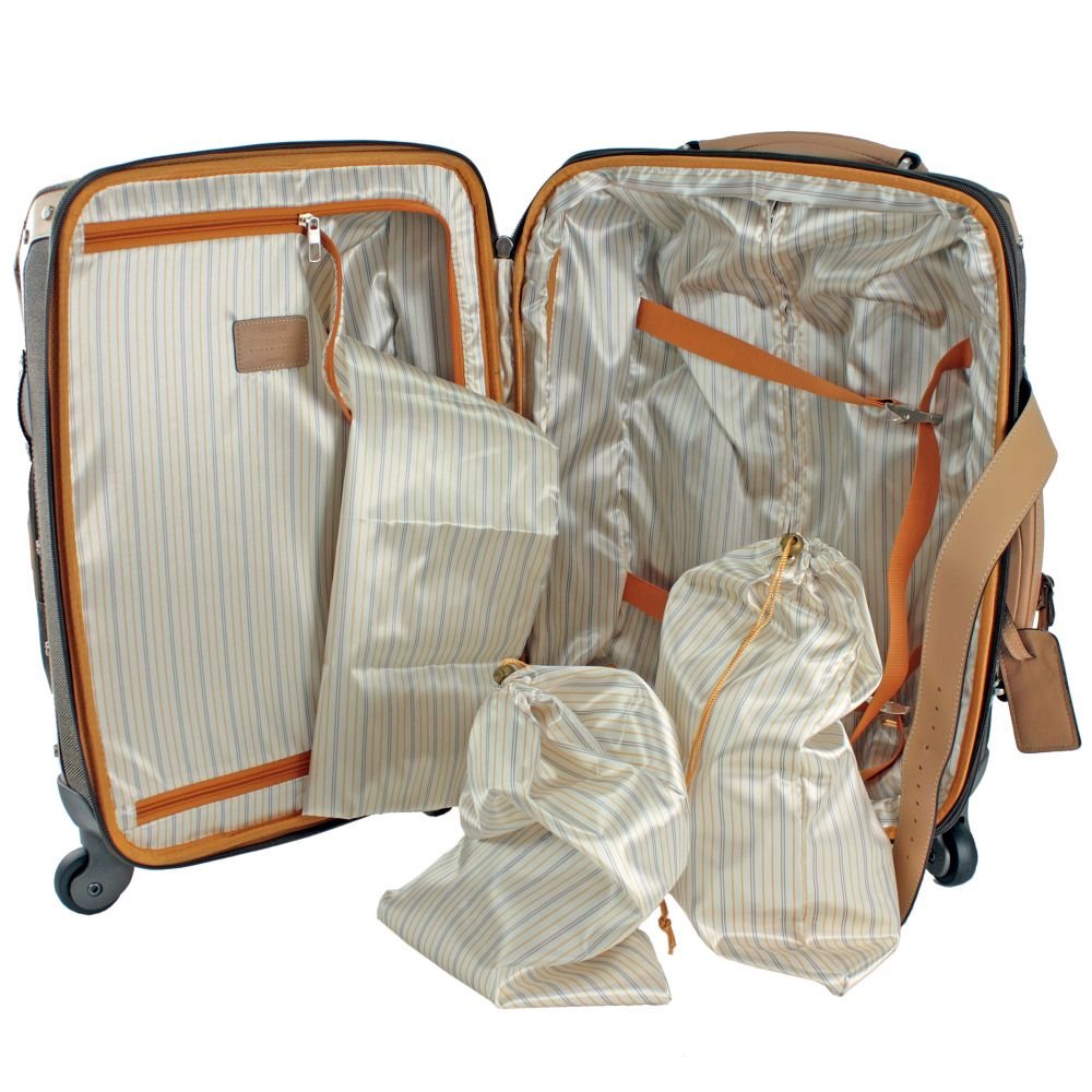 Valise Vintage Samsonite – Black Label – Marron Extensible – 4 Roues Spinners – Taille Moyenne