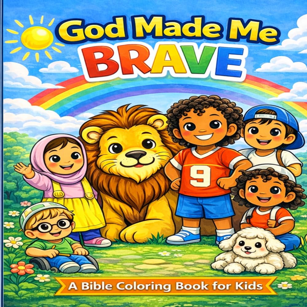 God’s Love for Kids Coloring Book: Bible Verses & Positive Affirmations for Kids