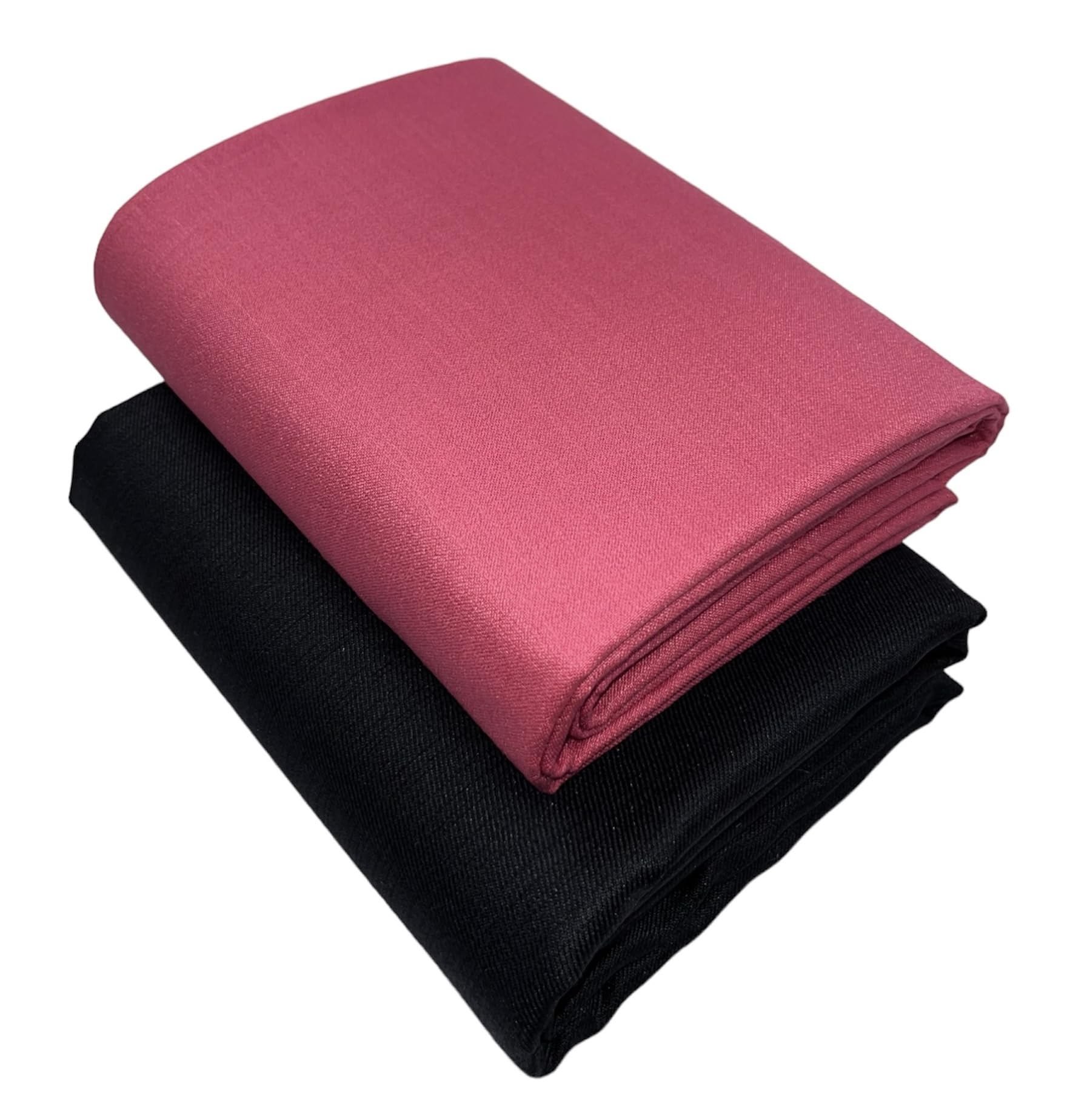 JHABAK'SUnstitched Cotton Blend Shirt & Trouser Fabric Solid - 2.25mtr Shirt Cloth - 1.20mtr Pant Piece