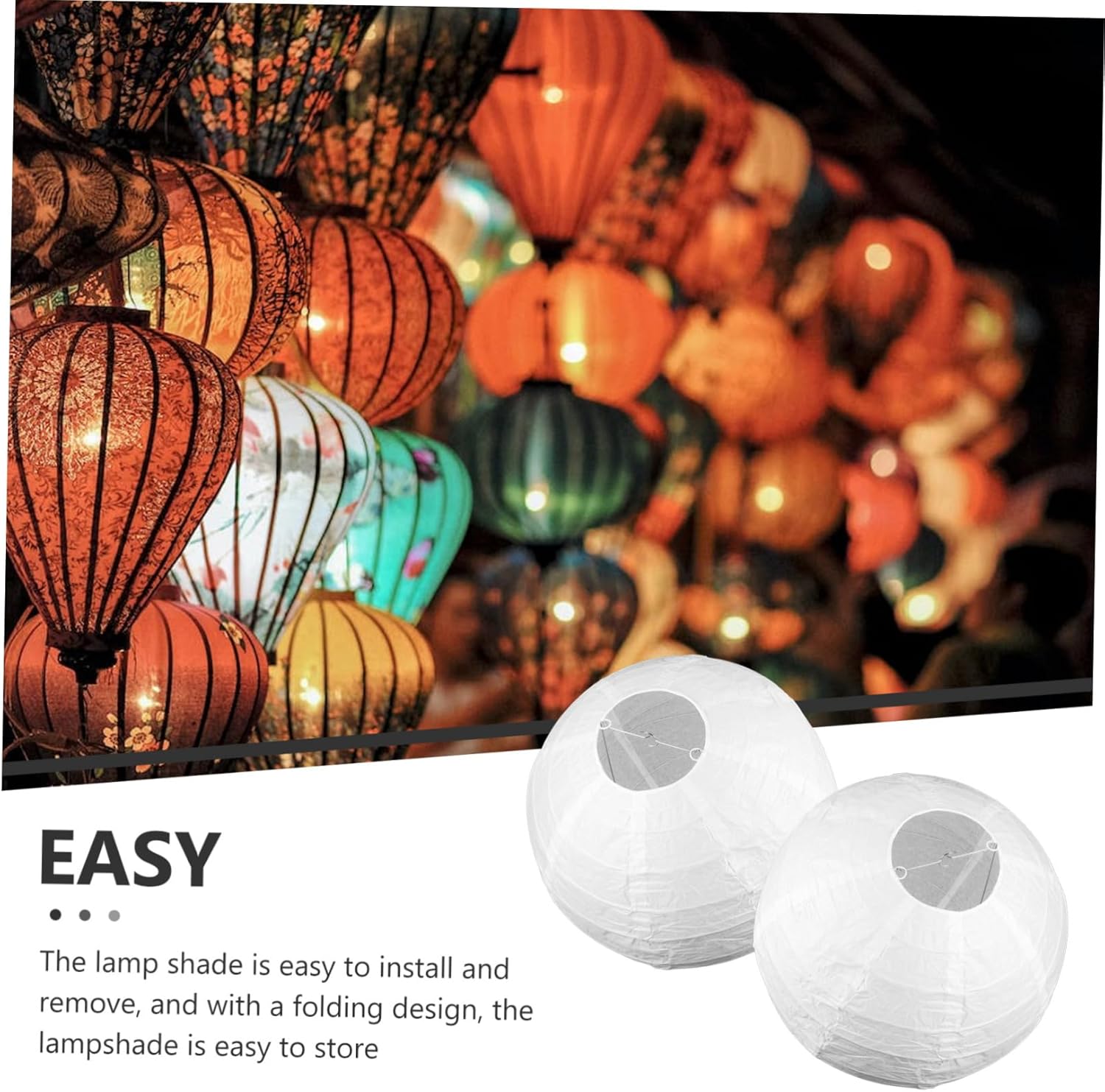 2pcs Diy Chandelier Shade Paper Lampshades Replacement Lamp Covers for Ceiling Lights Easy to Install Store