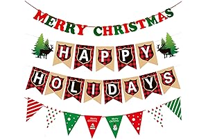 Merry Christmas and Happy Holidays Banner