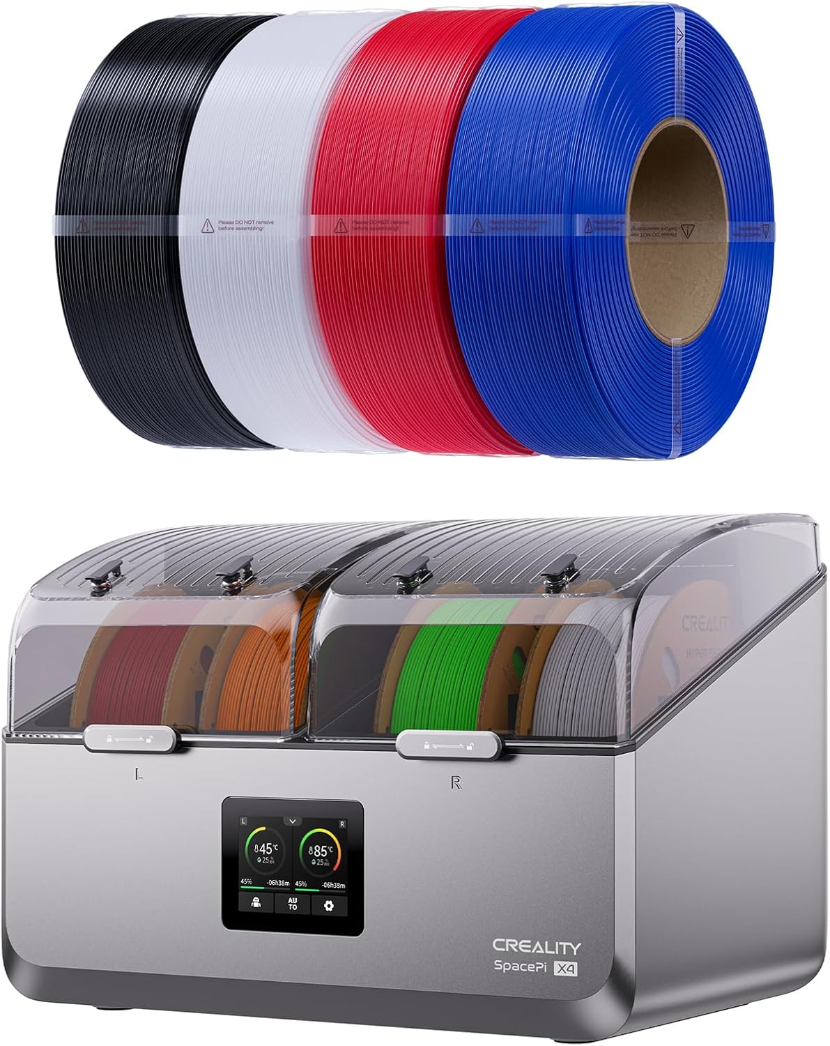 Creality 4 spools Dryer Box Bundle with 4kg PETG Filament