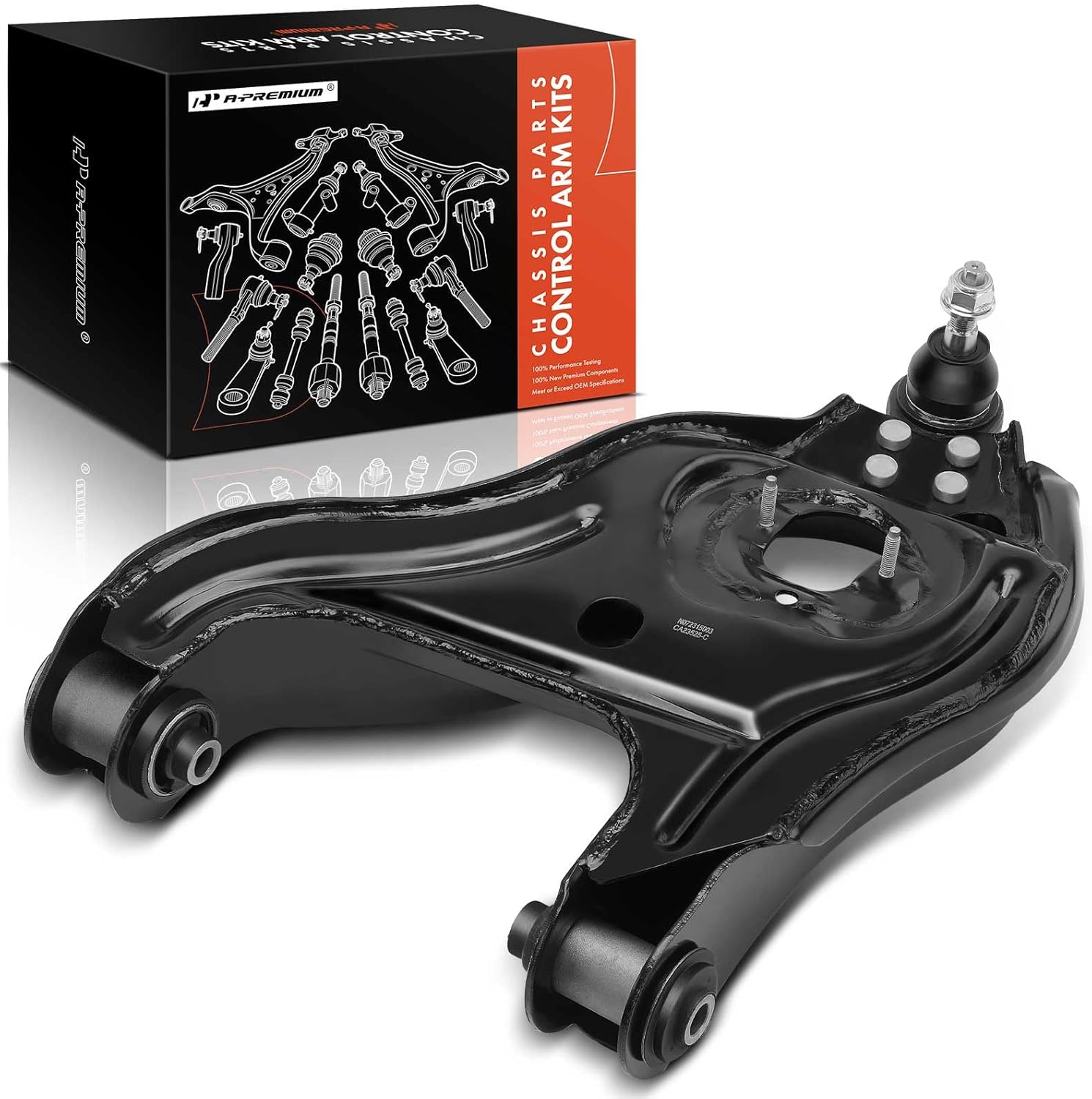 A-Premium Front Right Lower Control Arm with Ball Joint & Bushing, Compatible with Dodge Ram 1500 2002 2003 2004 2005, RWD Only