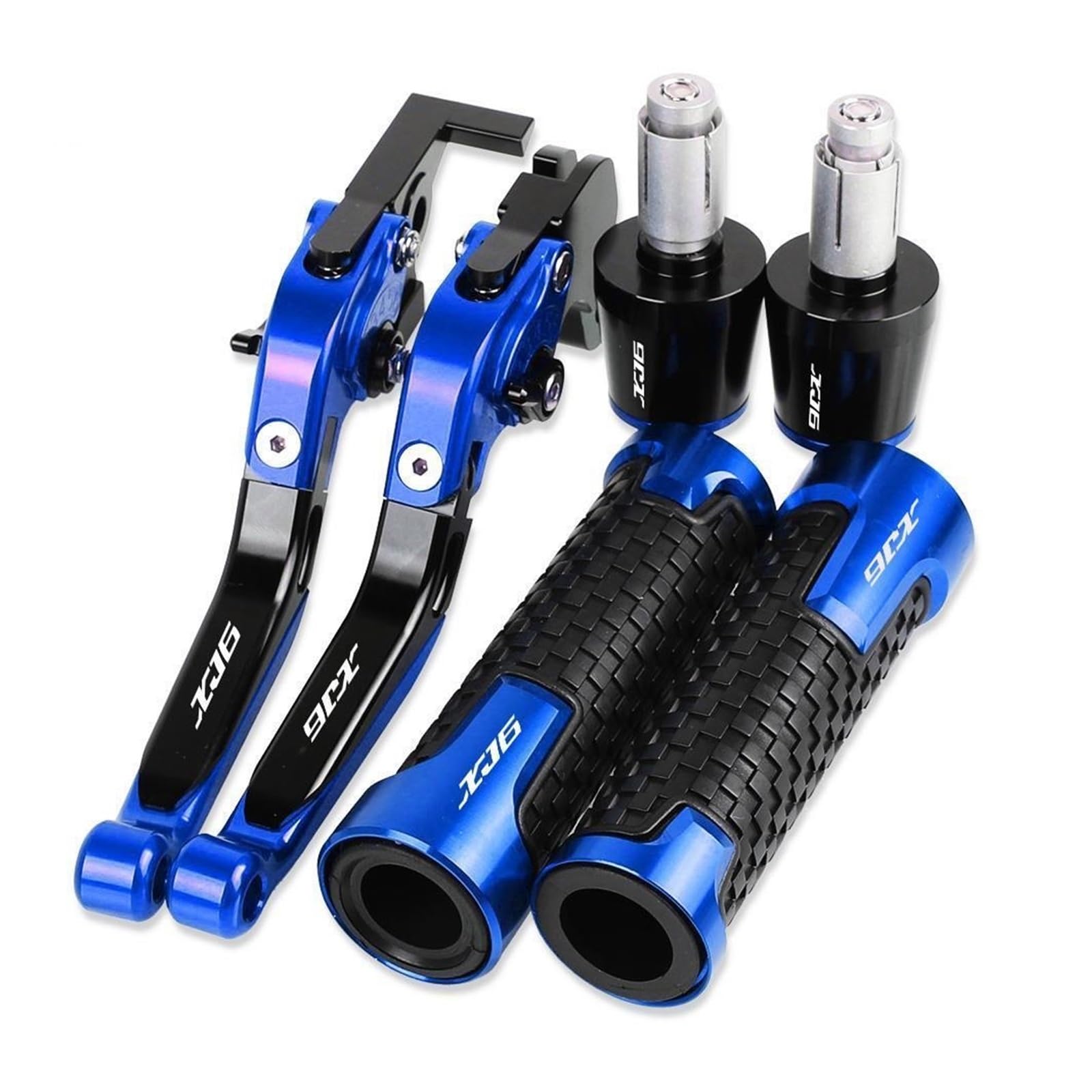 PONNYC Frenos Motocicleta Barra Amarre Freno Mano Palancas Embrague Manillar Empuñaduras Mano Extremos para Y&amaha XJ6N XJ6 para Diversion 2009-2015 Moto Embrague Maneta Freno (Color : 3)