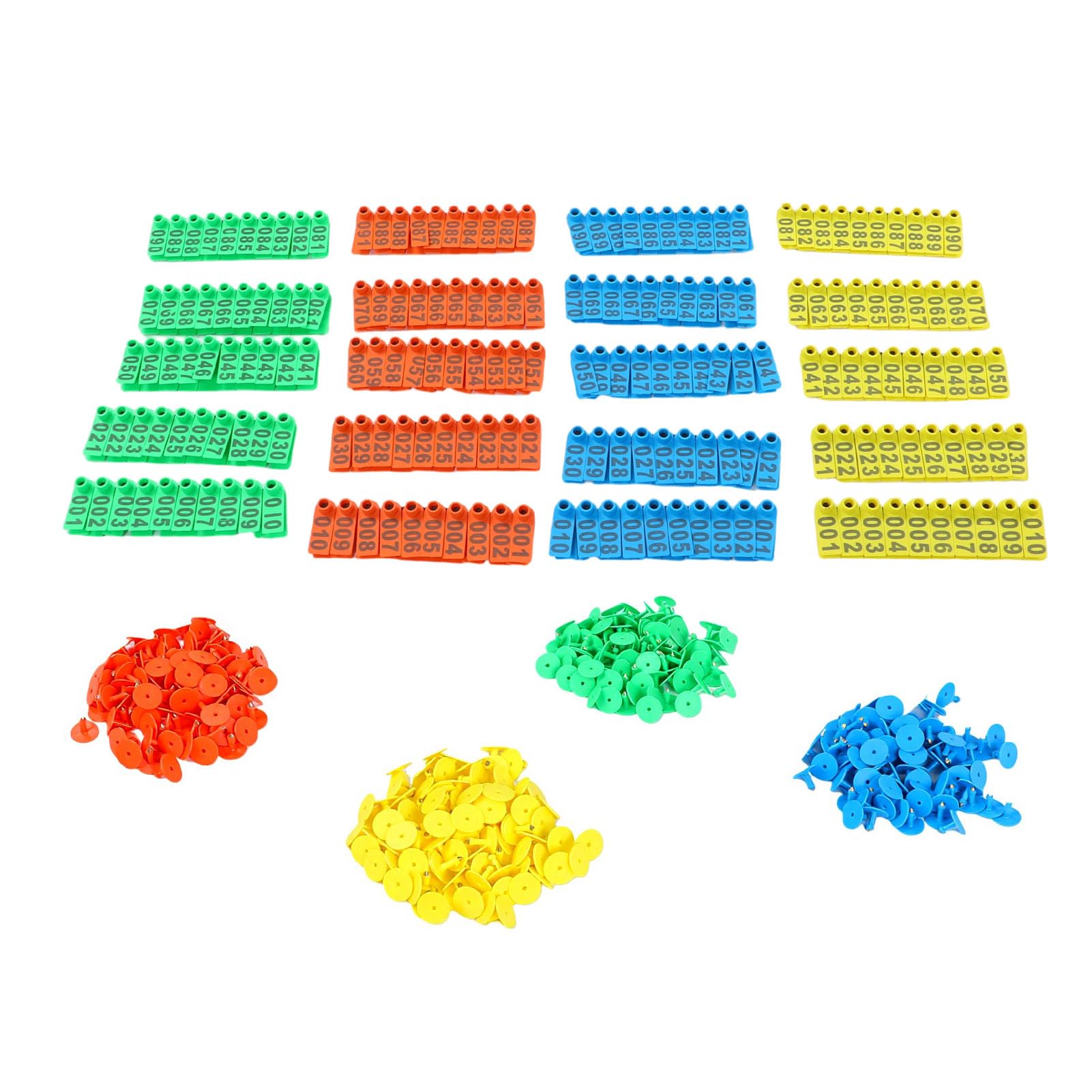 Boucles D'Identification en Plastique pour Bétail pour une Identification