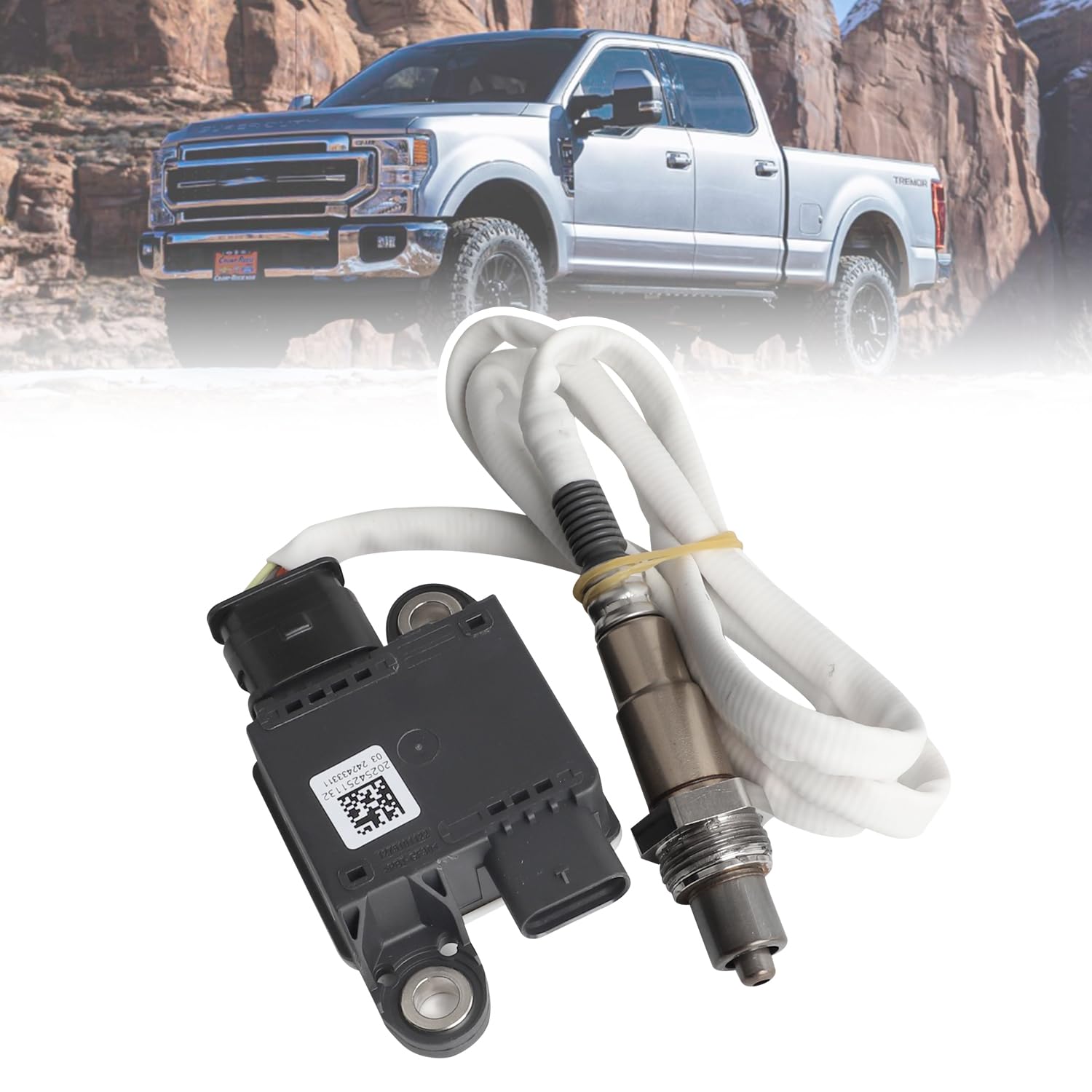 JC3Z-5L239-C Diesel Exhaust Particulate Sensor Compatible with 2017-2022 Ford F150 F250 F350 F450 F550 Super Duty 6.7L V8, Replaces OE# 0281006766, 0281007522, HC3Z5L239D, HC345L239DA