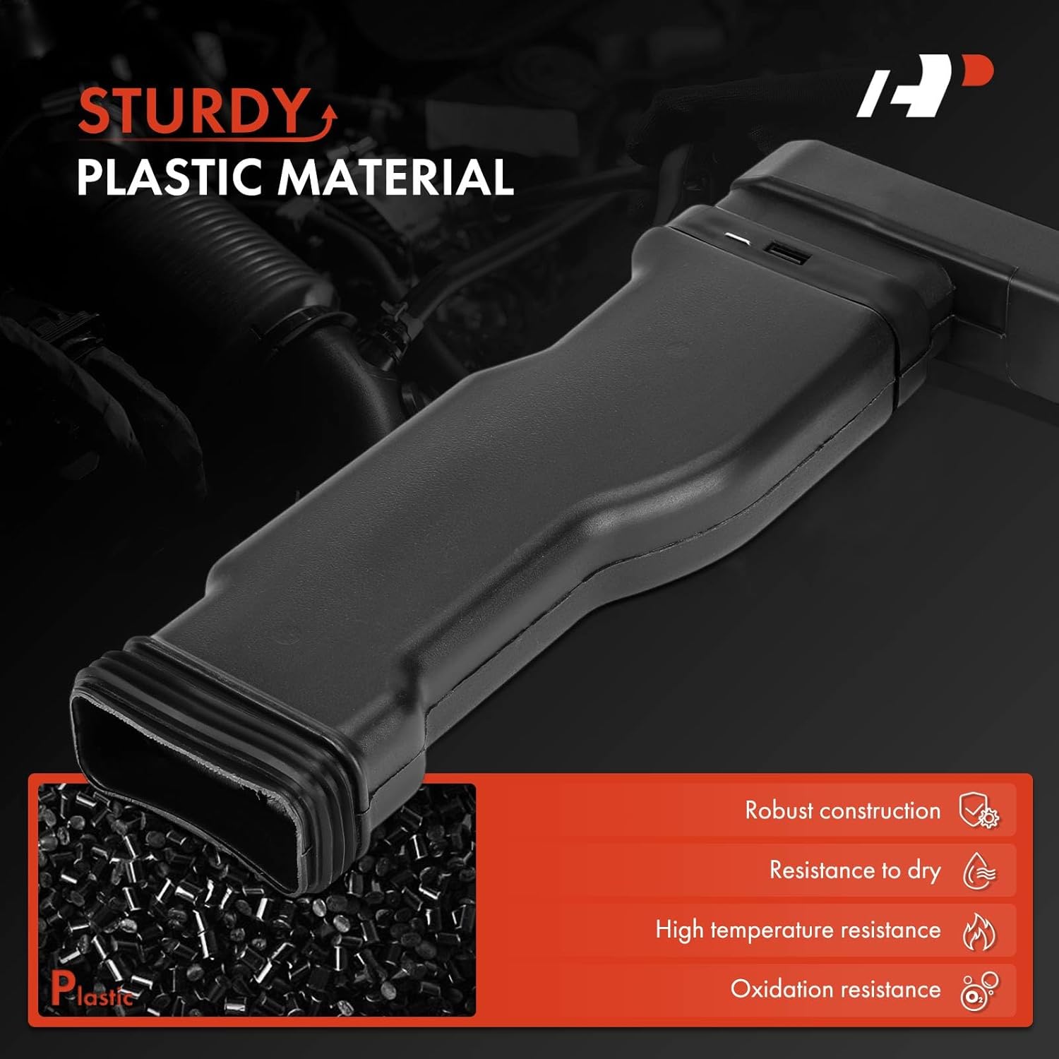 A-Premium Engine Air Intake Duct Compatible with Hyundai Accent 2012 2013 2014 2015 2016 2017, 1.6L