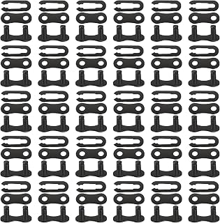 30 Set Bike Chain Bicycle Bike Metal Chain Connectors Repair Parts Master Link for Bicycle Chain, Bike Chain Link for Bycicles, Mountain Bike, Mini Bikes, Motorcycles