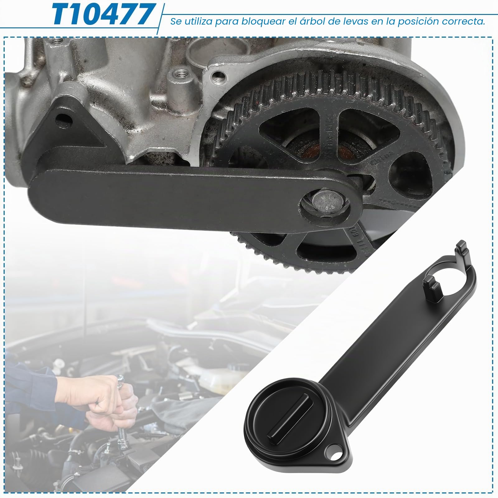 KAOLALI Herramienta de Correa de Distribución para VAG EA211 1.0L 1.2L 1.4L 1.6L FSI TSI TFSI Motor de Gasolina, Herramienta de Ajuste del Motor con Apto para VW Audi A3/Golf VII/Jetta/Seat Leon