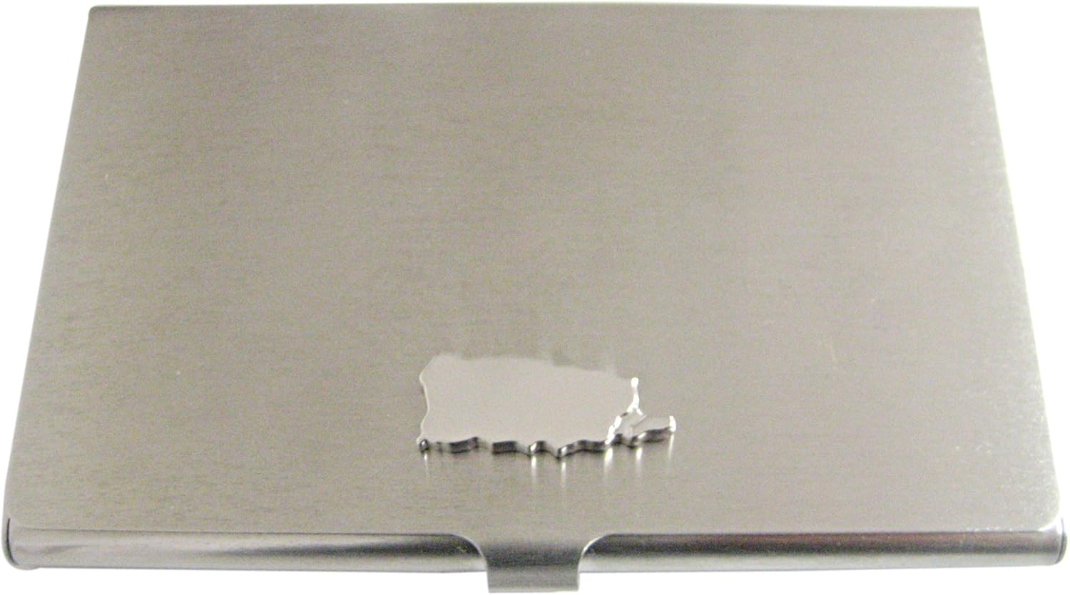 Kiola Designs Puerto Rico Map Shape Business Card Holder