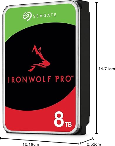 Miniatura 61 de Seagate IronWolf HDD NAS de 12 TB Unidad de disco duro interna CMR 3.5 pulgadas, SATA 6Gb/s 7200 RPM, caché de 256MB para almacenamiento en la red
