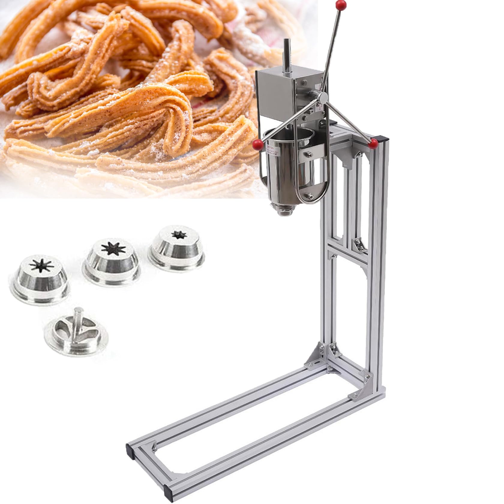 machine à churros manuelle 6 buses inox