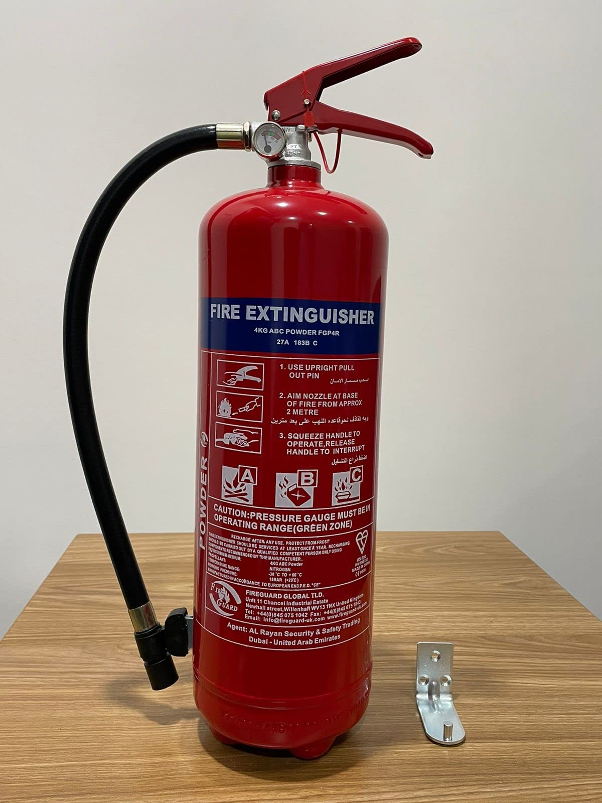 Dry Chemical Powder Fire Extinguisher 4kg