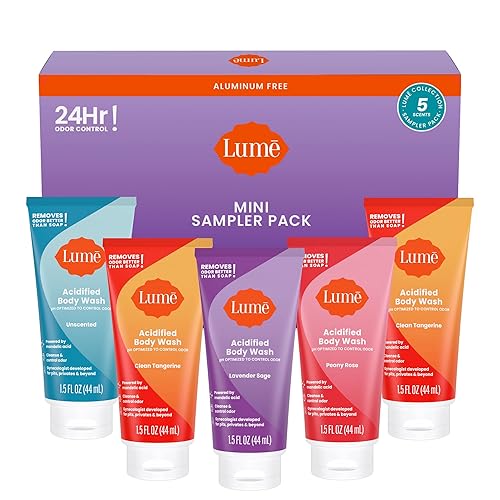 Miniatura 14 de Lume Gel de baño acidificado – Control de olor de 24 horas – Elimina el olor mejor que el jabón – Fórmula hidratante – Formulado sin SLS o parabenos