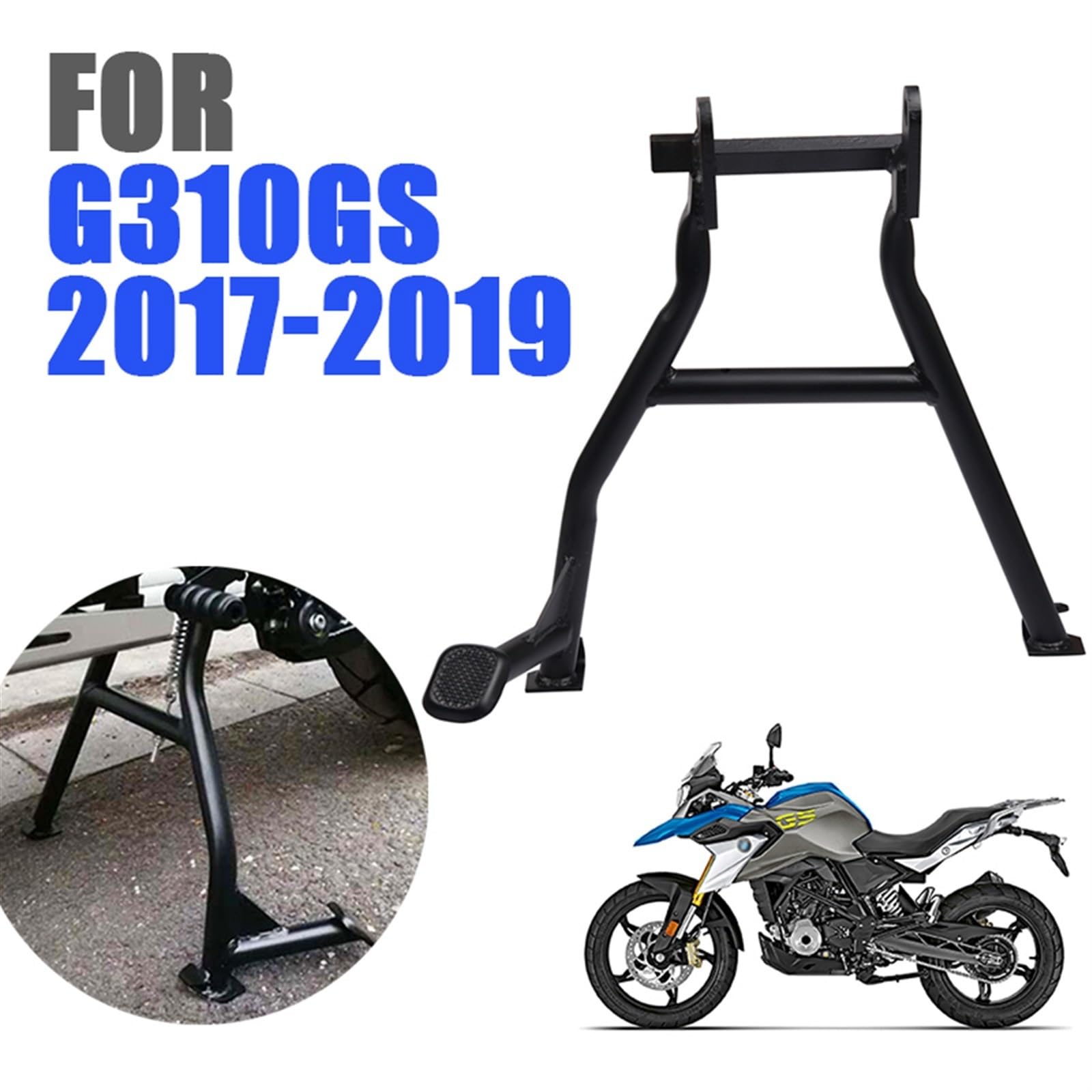 Akcesoria motocyklowe Podpórka Środkowa podpórka parkingowa Duży wspornik Stopka, dla BMW, G310GS G310 GS 310GS 2017 2018 2019