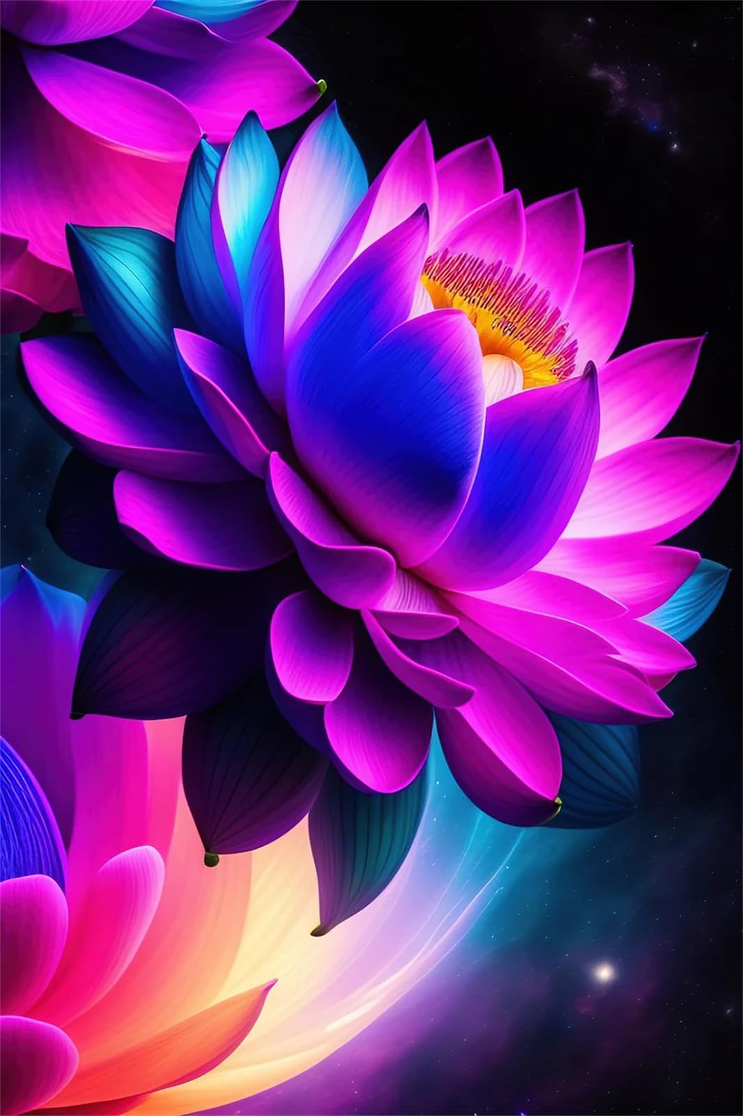 Puzzle 1200 Pezzi Loto Viola Puzzle per Adulti, Difficile e Sfidante con Poster Idea Regalo per Appassionati Puzzle Classici