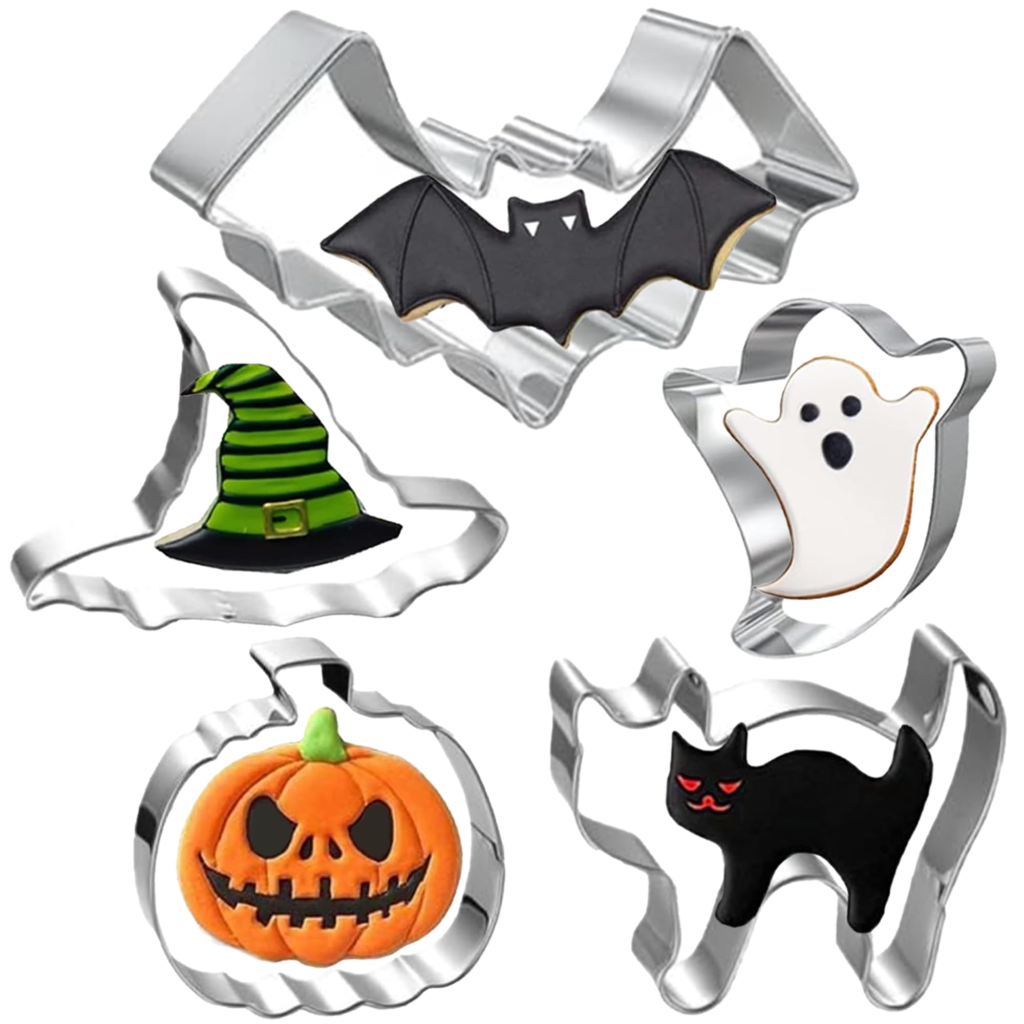 Amazon.com: Halloween Cookie Cutters Set Large - Witch's Hat