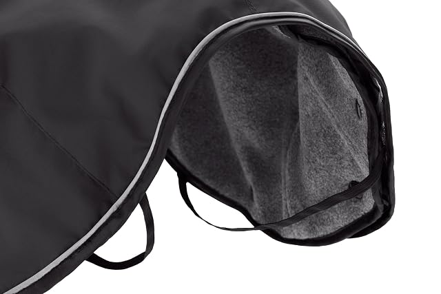Foto 7 de 8 de Hunter Abrigo para Perro Uppsala, Color Negro, diseño 2 en 1 con Forro Interior extraíble, Impermeable