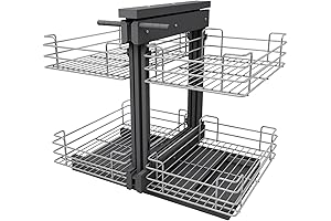 VADANIA Corner Cabinet Blind Corner Pull Out Organizer 32" Cabinet