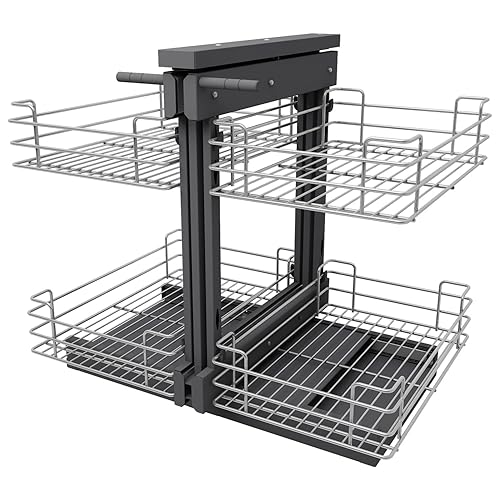 VADANIA Blind Corner Pull Out Organizer for 36" Cabinet, Left