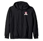 Minnie Mouse - Peeking Faux Pocket Zip Hoodie