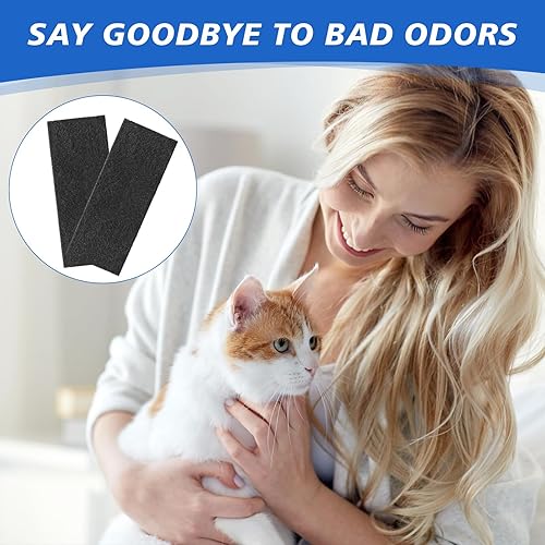 Miniatura 7 de Paquete de 16 filtros de carbono compatibles con Litter-Robot 3, repuesto de arena de carbón activado para autolimpieza caja de arena para gatos,