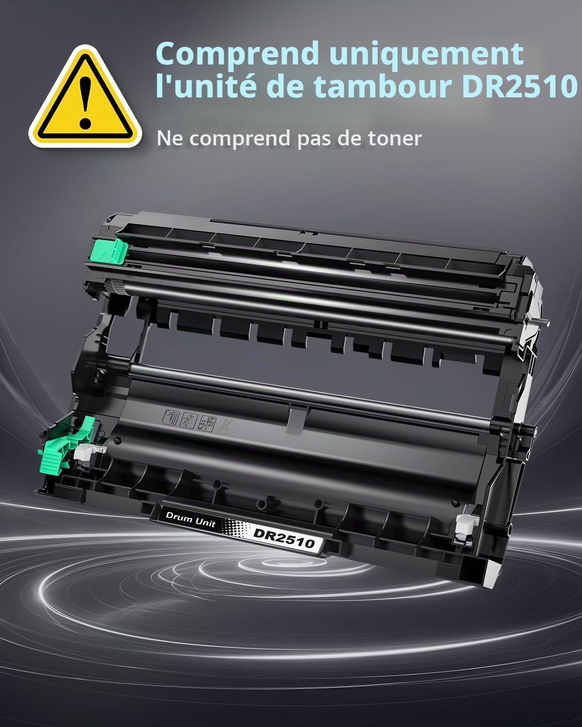 INK4U DR2510 Tambour compatible avec Brother DR2510 Tambour compatible avec Brother HL-L2400DWE HL-L2400DW HL-L2445DW MFC-L2835DW DCP-L2660DW MFC-L2827DW MFC-L2860 DWE